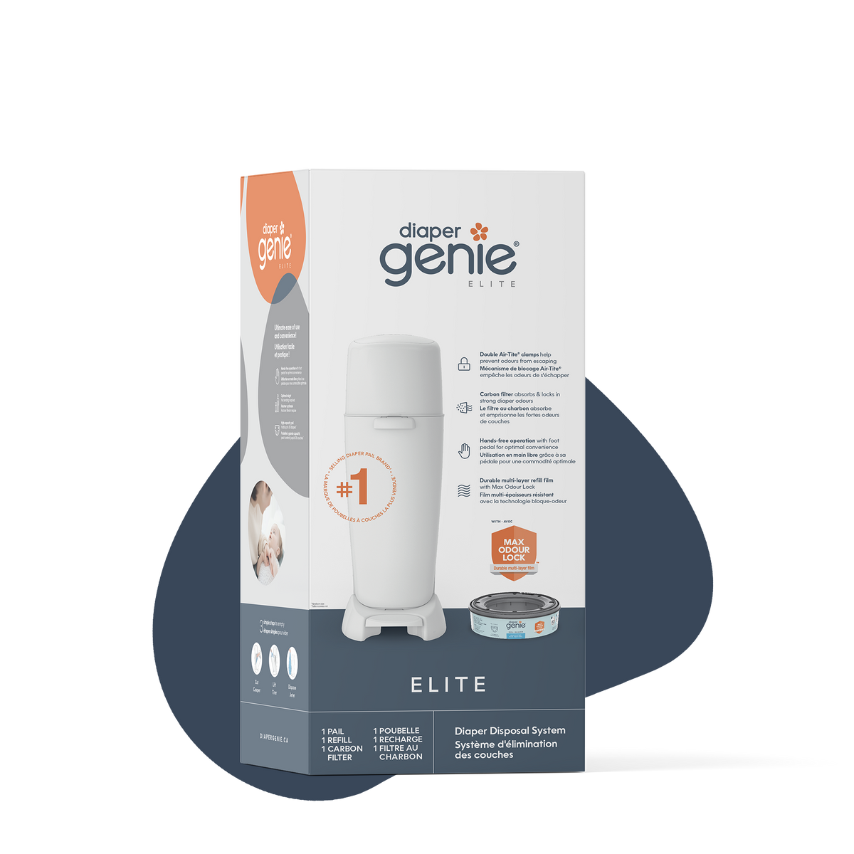 Diaper Genie® Elite Pail diapergenie