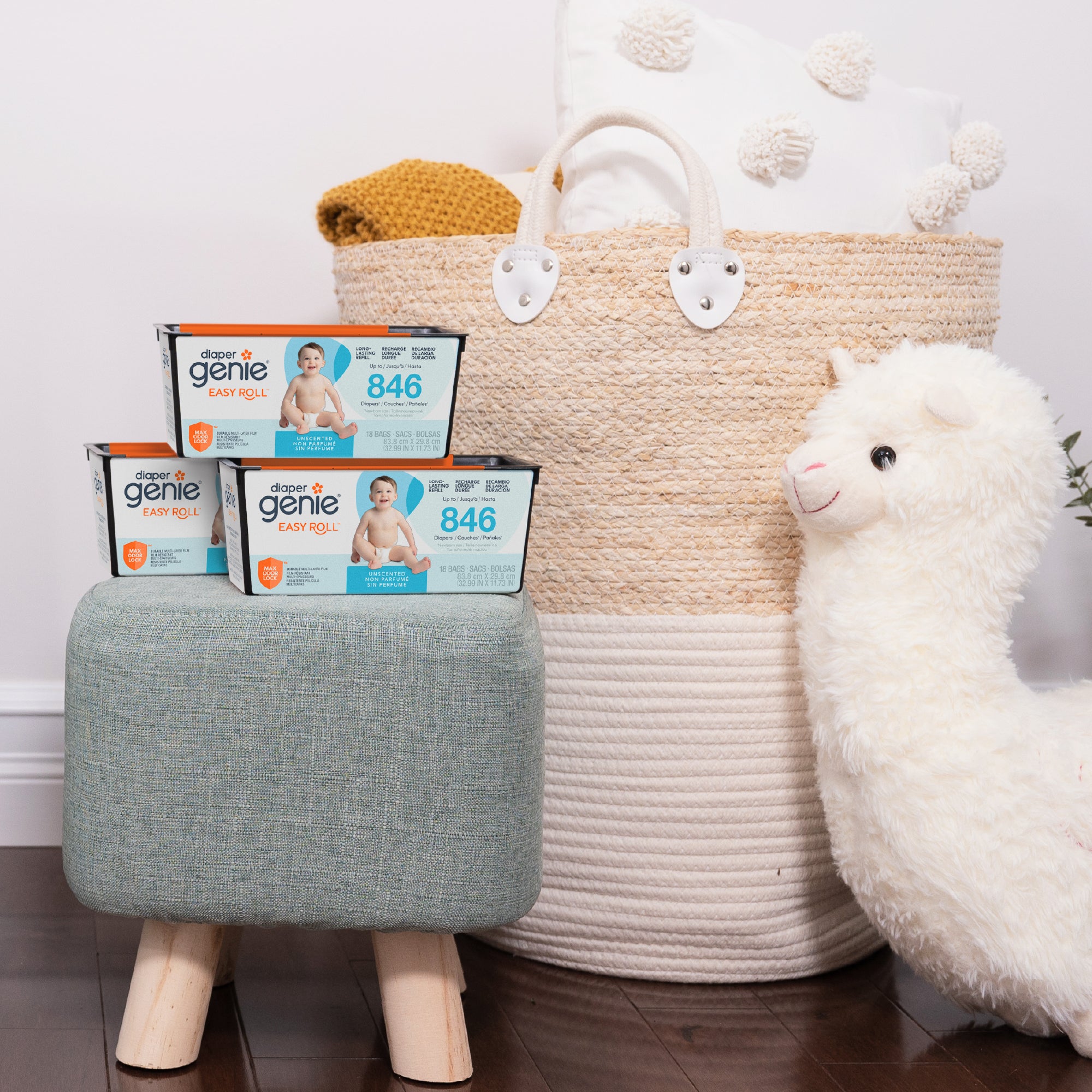 Easy Rool Multi Easy Roll Diaper Pail Refill (Holds 846 Diapers) - Diaper Genie ...