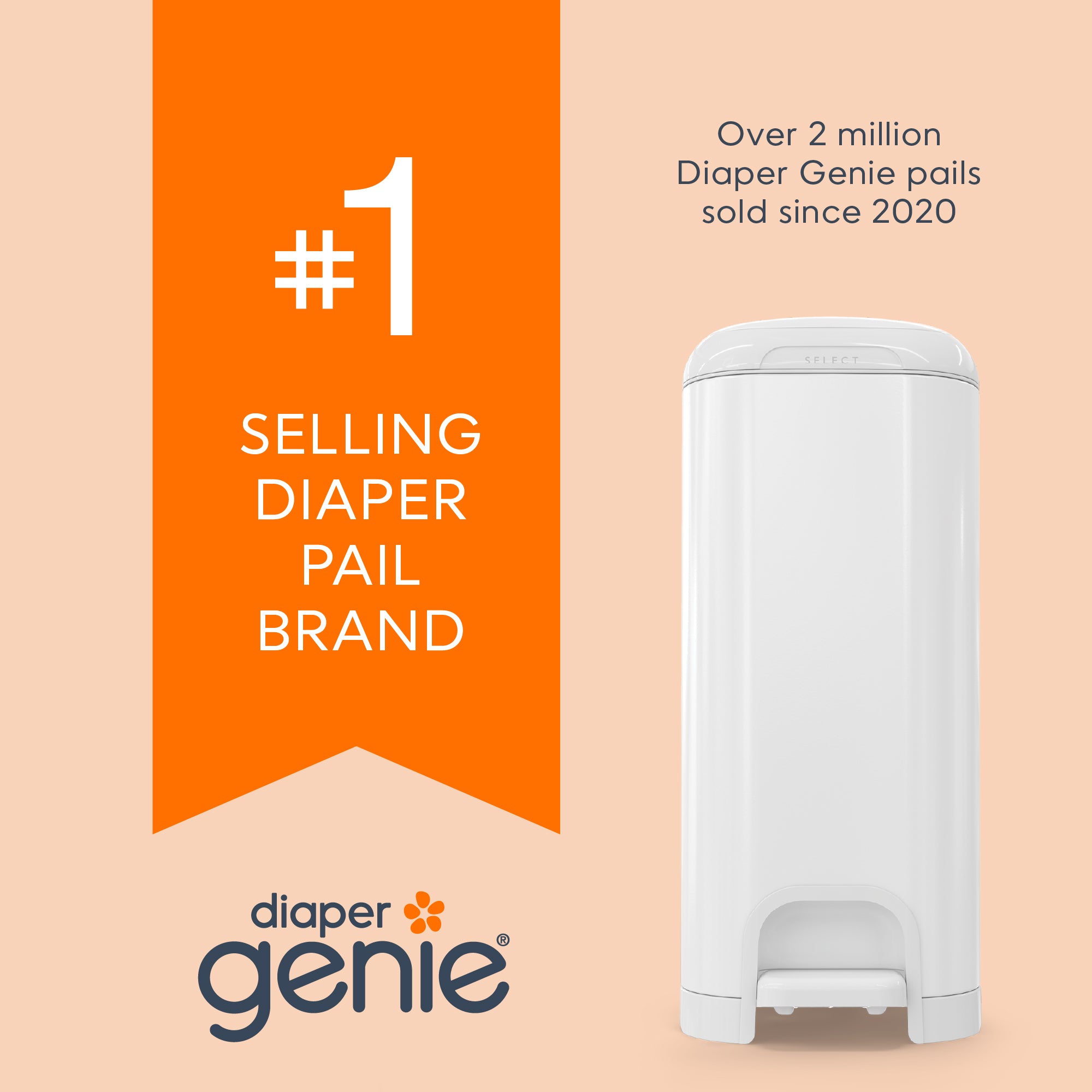 Diaper Genie® Select Pail – diapergenie - Main Image
