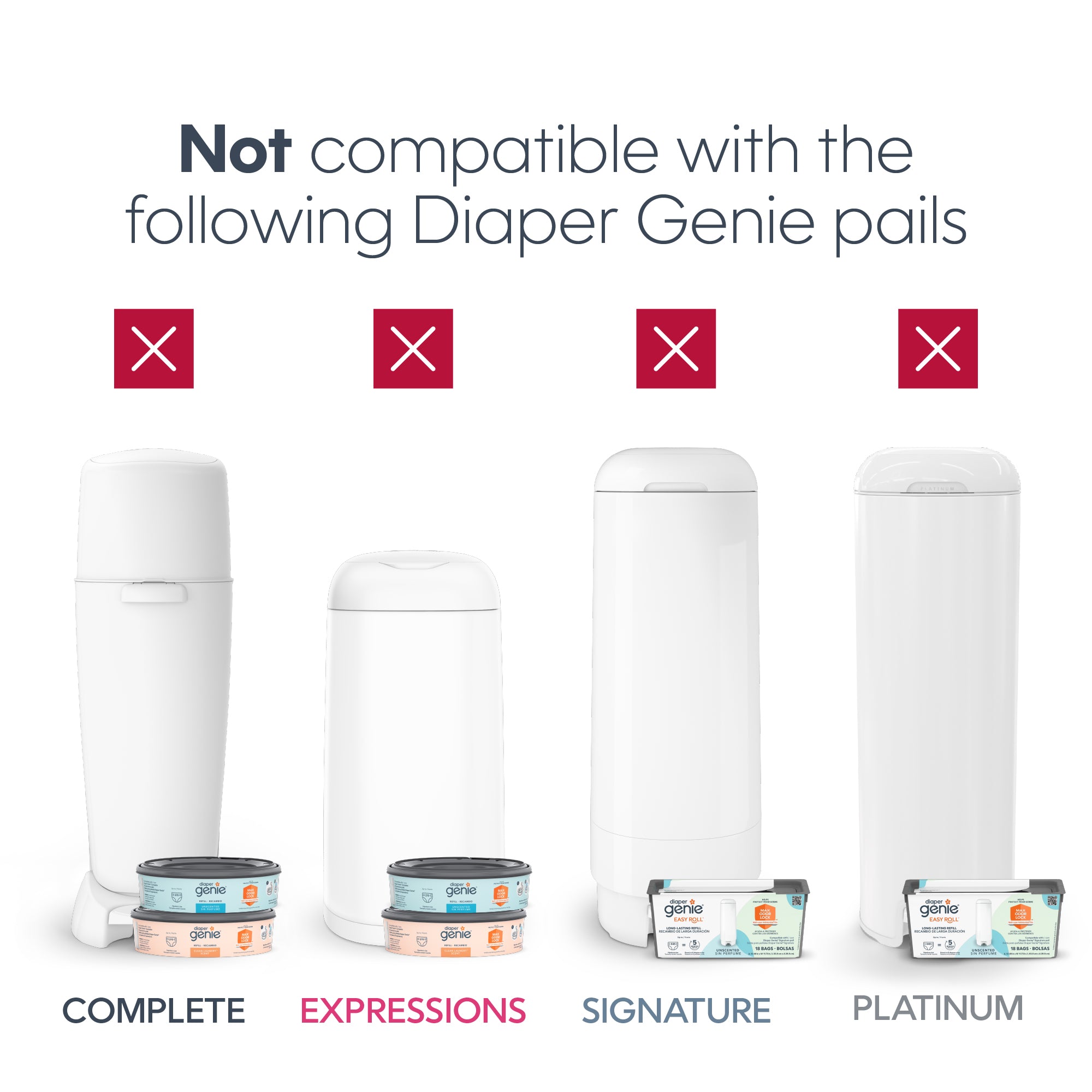 Diaper Bin Playtex Baby Diaper Genie Expressions Genie Expressions