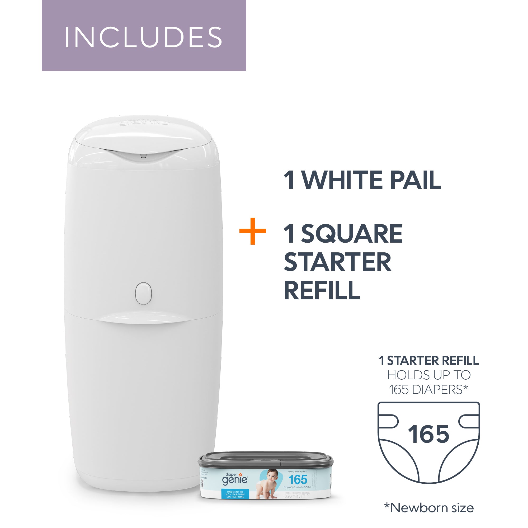 Newborn Diapers Diaper Genie Portable Bag Dispenser Diaper Genie