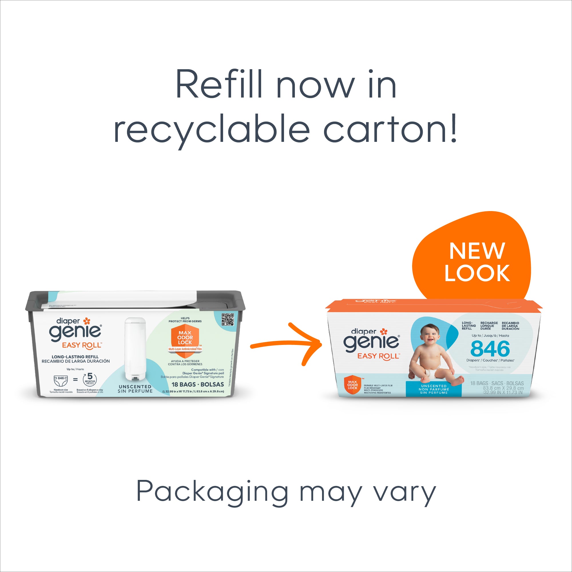 Easy Rool Multi Diaper Genie® Easy Roll Refill – diapergenie