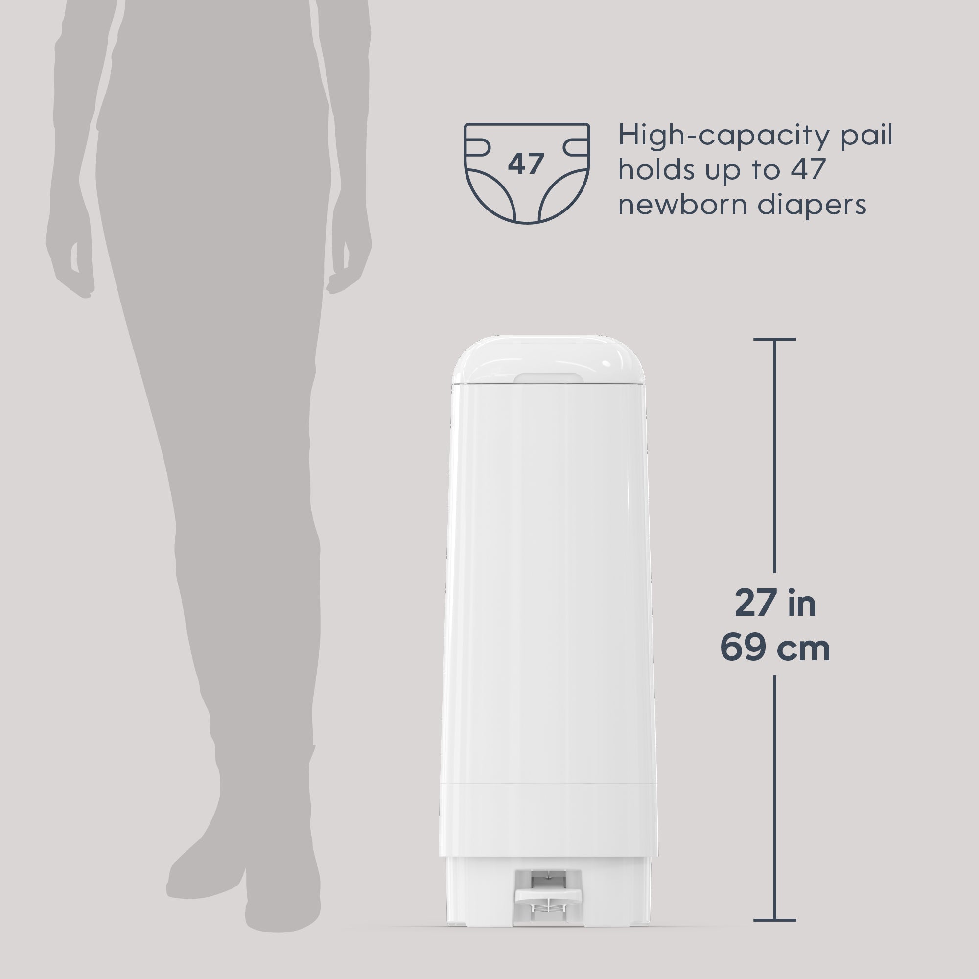 diaper pail with foot pedal Signature Diaper Pail: Odorless Disposal