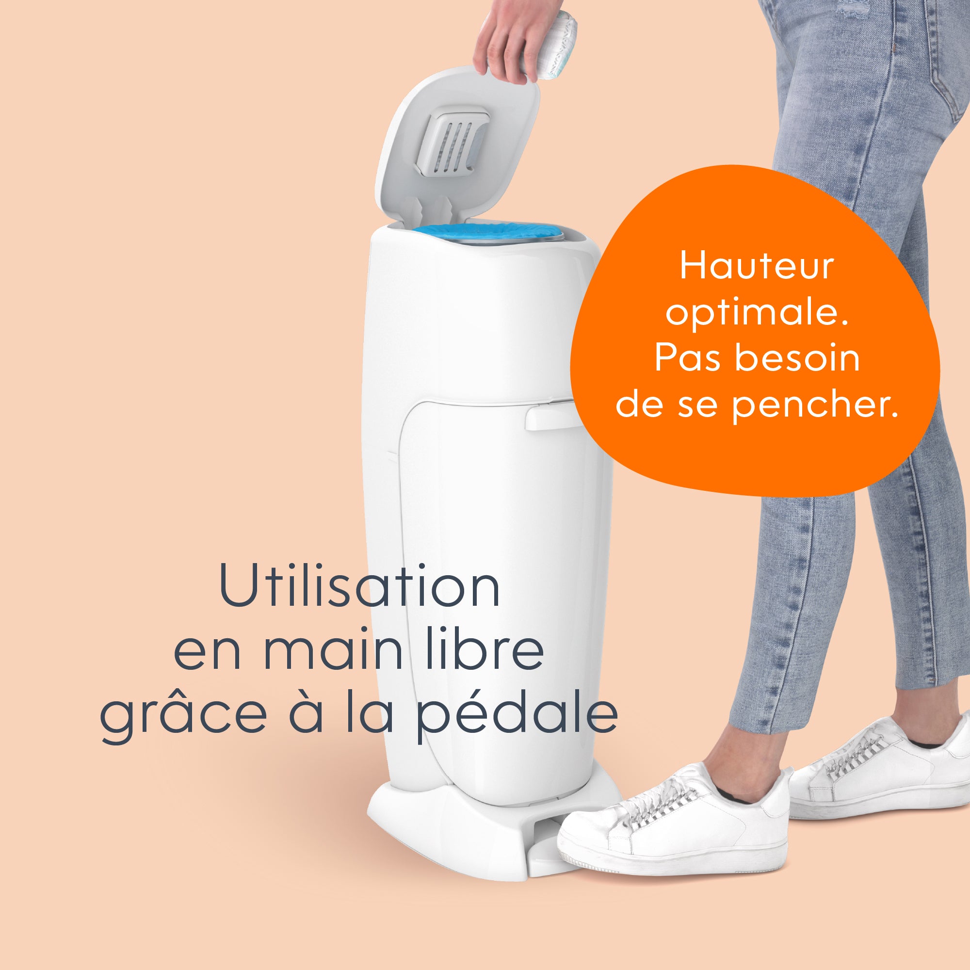 2024-09-18-CA-FR-Diaper Genie - Poubelle - Complete - Blanc