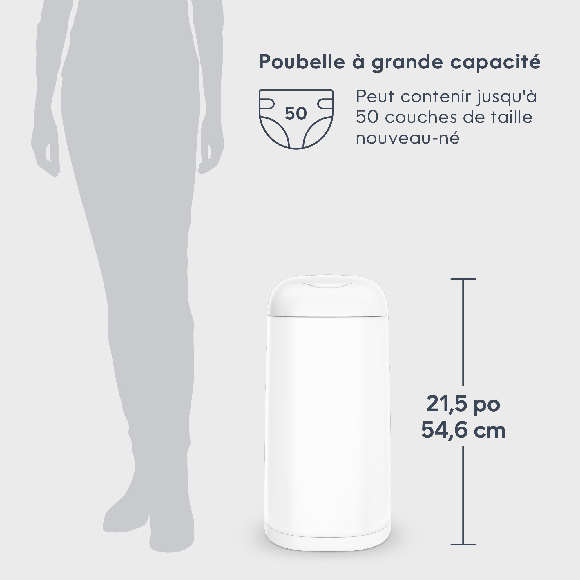 Recharges Poubelles à Couches Simplee - Blanc TO…