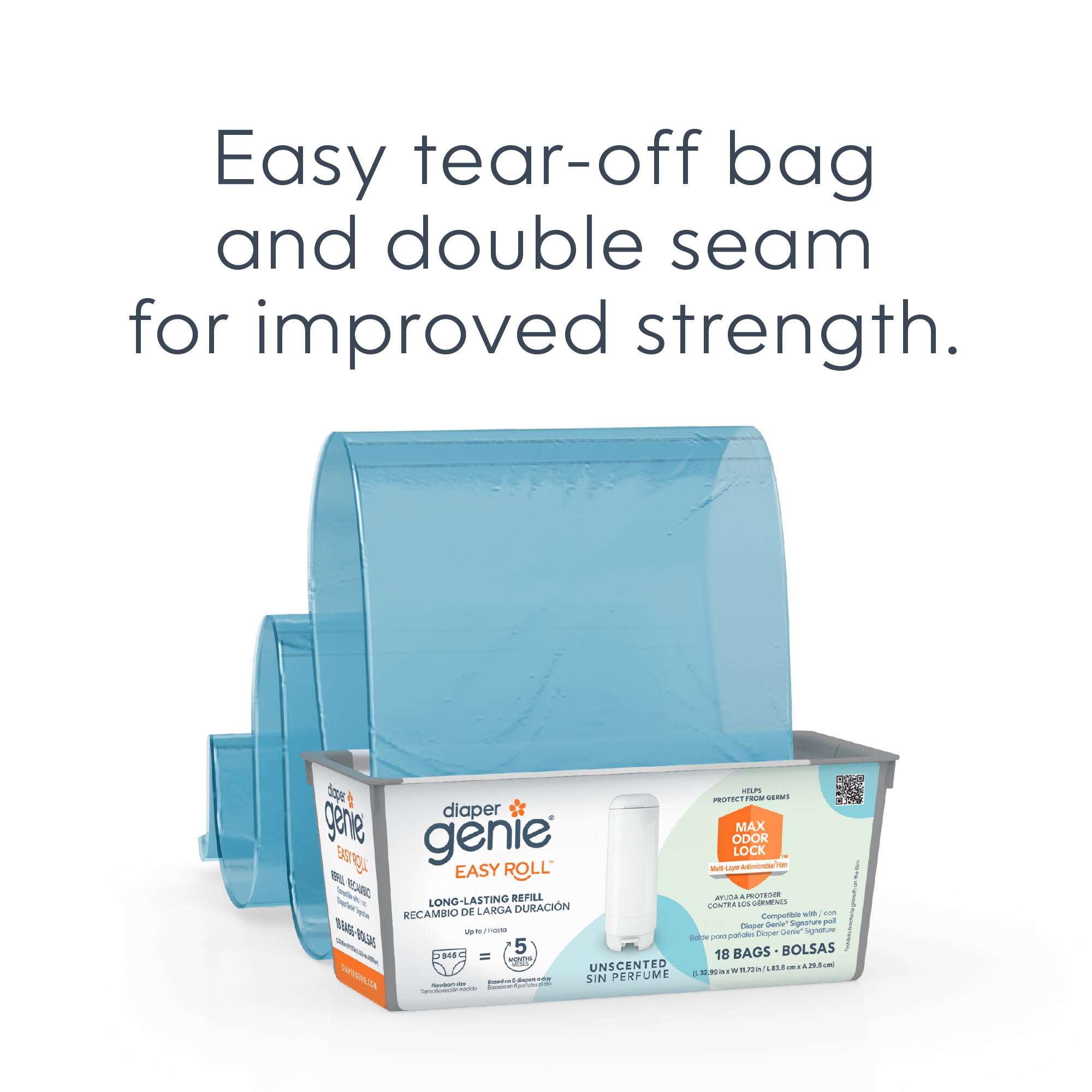 Diaper Genie Easy Roll Refill Diapergenie diaper-genie-easy-roll-refill-diapergenie